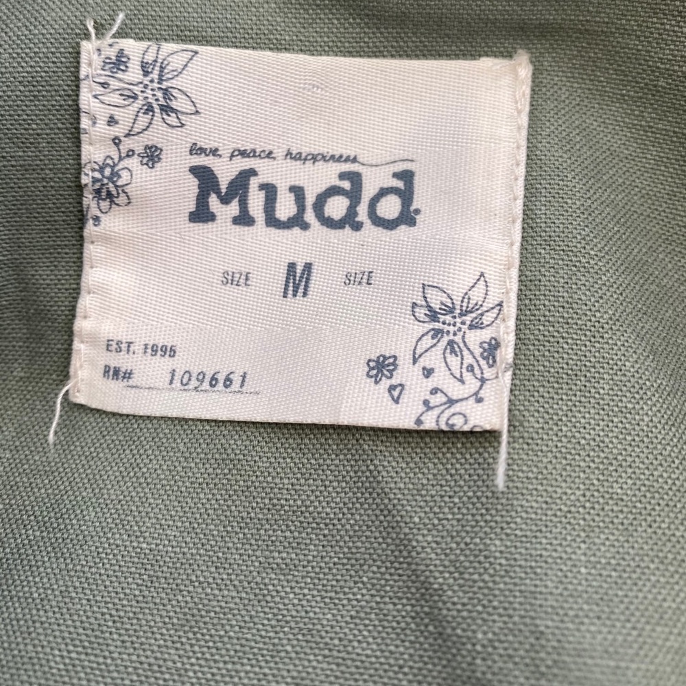 Forest Green Mudd military style jacket - Picture 4 of 4